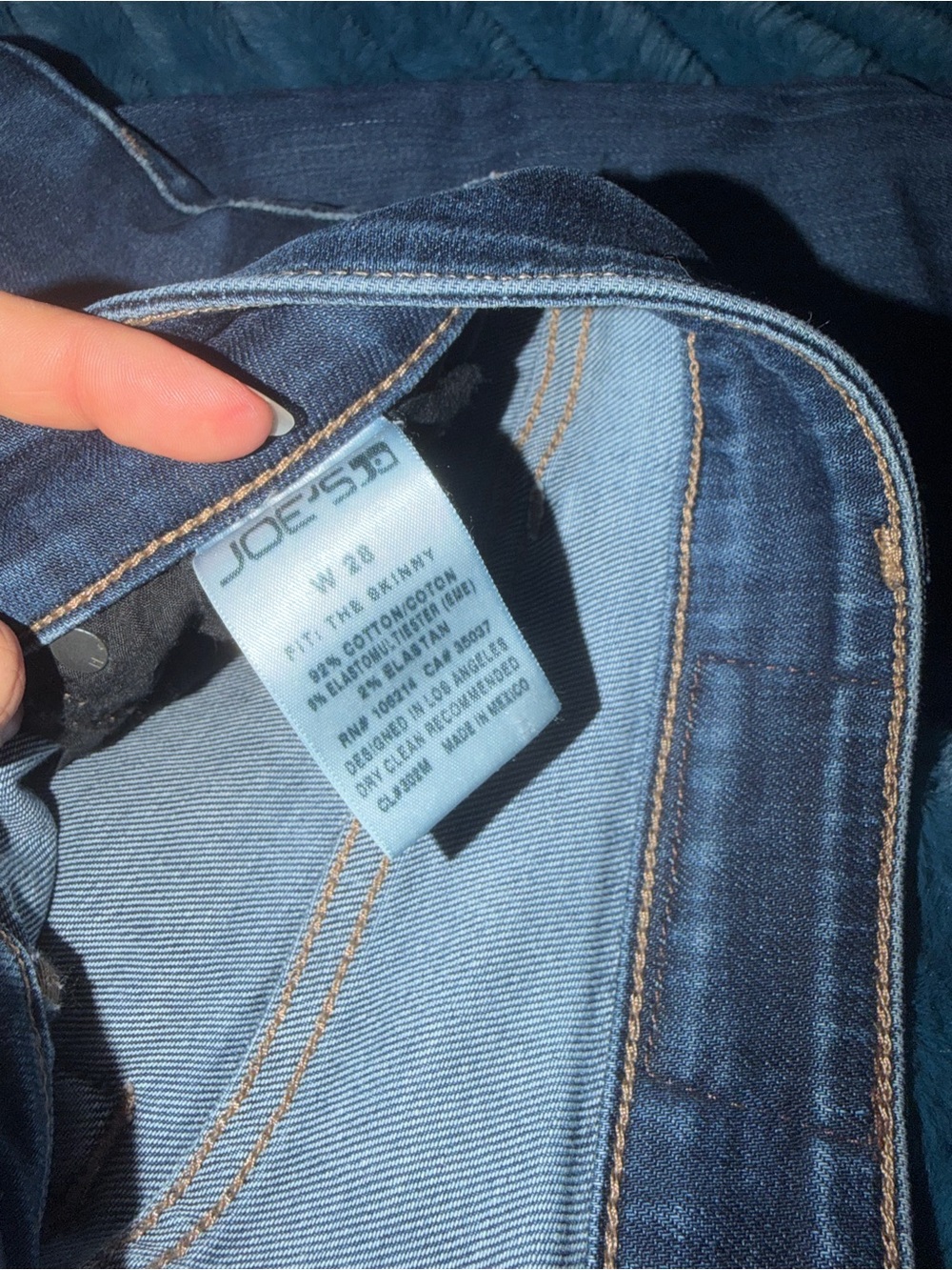 Joe's Jeans Dark Indigo Skinny Jeans
